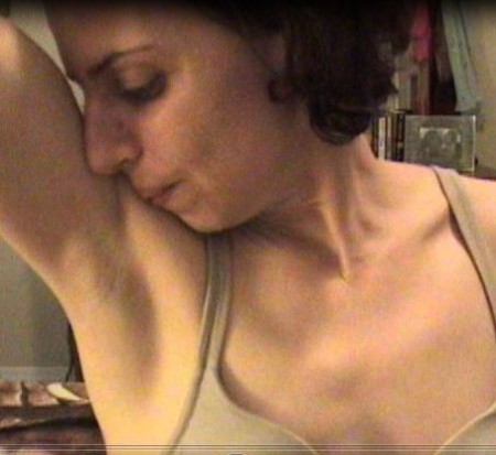 Sweaty Armpits - My armpits got so sweaty and I know you love the smell of them. Watch as I wipe the sweat off my armpits and have you smell it from my hands. I lift up my pits to show you close up. You can almost taste it can't you?	

640 x 480 hd w/sound